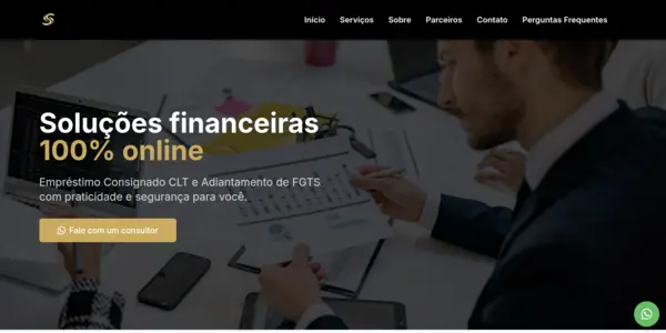 Preview do site Stan Financeira